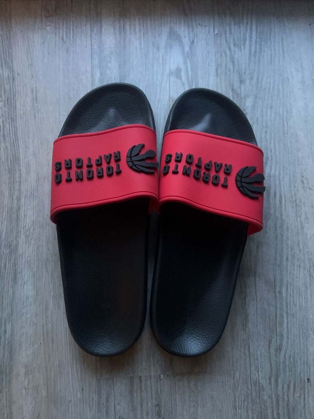 Toronto Raptors NBA Logo Slide Sandals Size 12